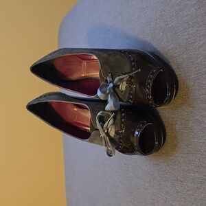 Coach Suede and Patent Leather Heels